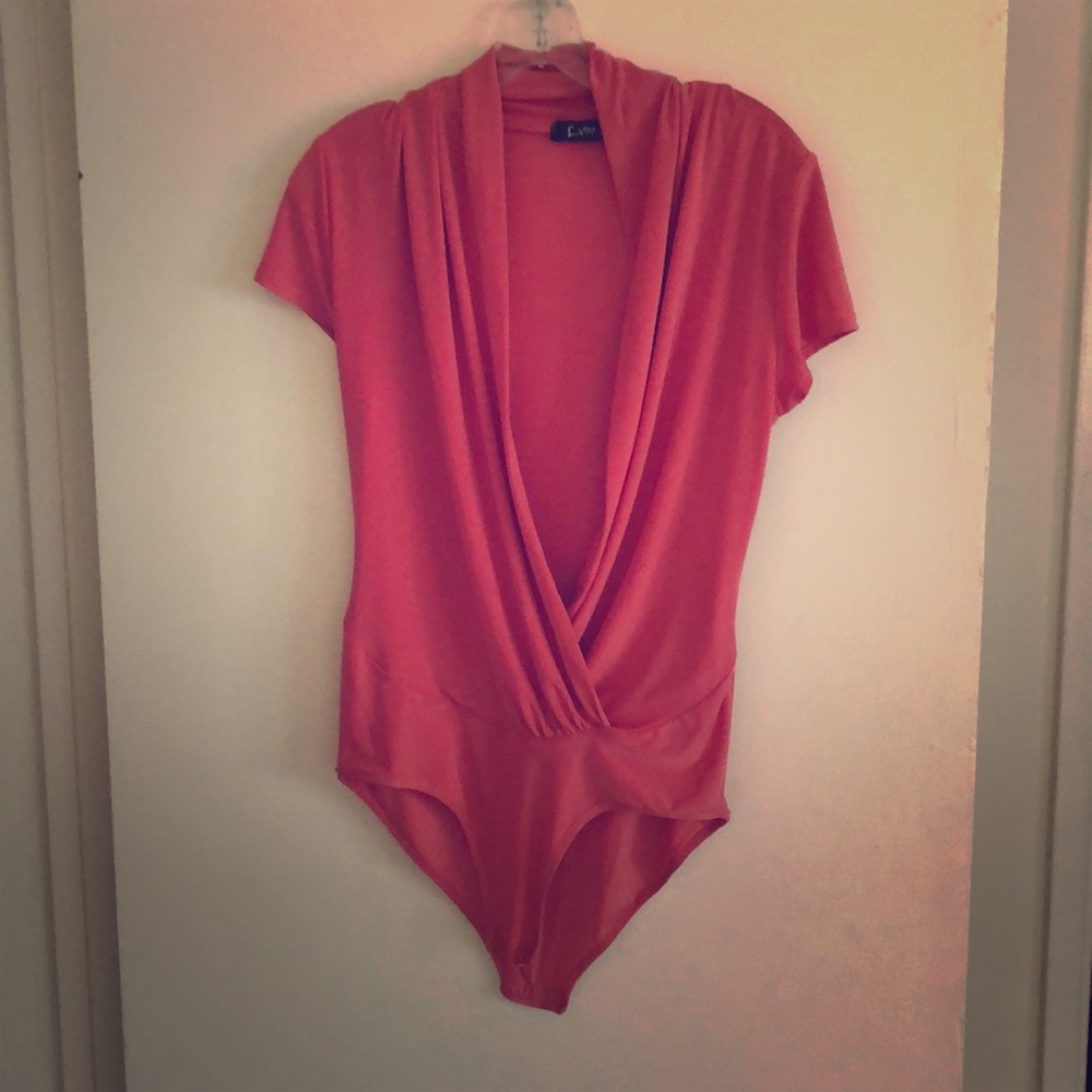 Pink bodysuit